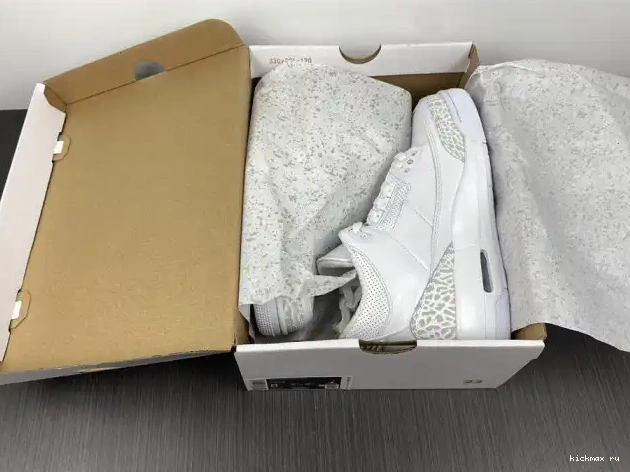 Rep Retro PS Air White' 'Triple 3 Jordan 429487-111 0620